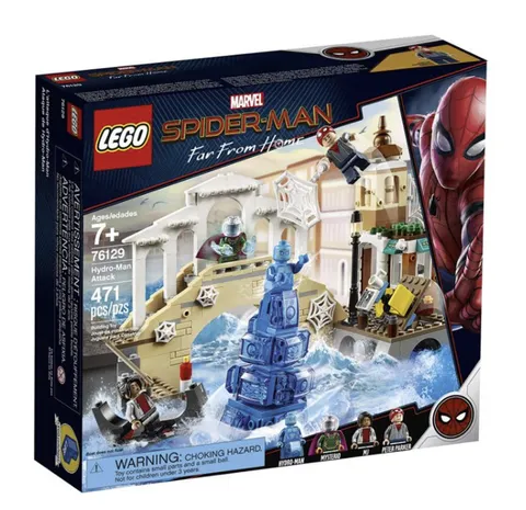 LEGO Marvel Spider-Man 76129 Hydro-Man Attack Venice Retired New Sealed