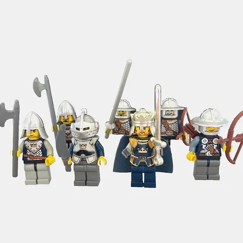 LEGO Minifigure Castle Lot Set Bulk Sale Knight Parts Skeleton