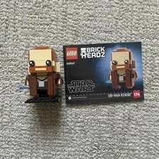 LEGO BrickHeadz Obi-Wan Kenobi #174 OOB - With Manual- All Pieces Present
