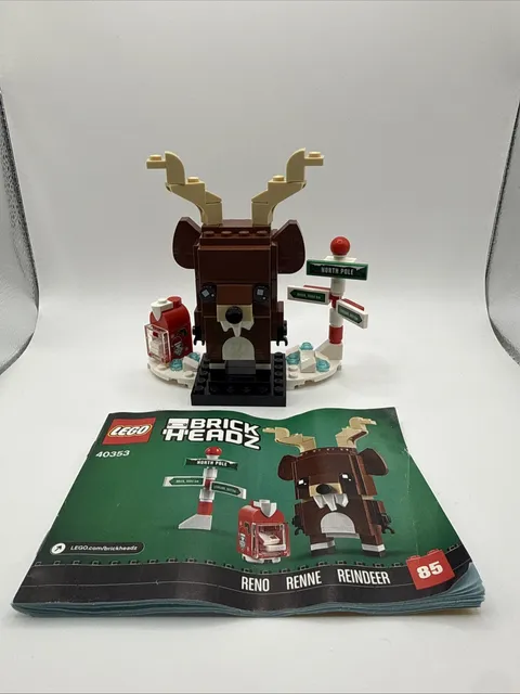 Lego Brickheadz Reindeer, Elf, and Elfie 40353 (Reindeer Only)