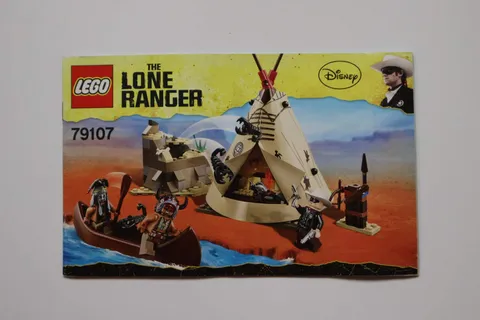 LEGO® The Lone Ranger 79107 Comanche Camp Instruction Manual Only!
