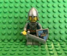 LEGO Castle Crown Knight Foot Soldier With Shield And Sword