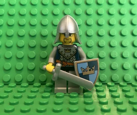 LEGO Castle Crown Knight Foot Soldier With Shield And Sword