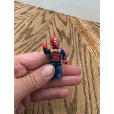 Vintage LEGO Spider-Man Minifigure Movie Era Dark Blue OS Red Blue