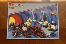 Vintage LEGO 4565 9V Freight & Crane Railway Instructions Manual Book Catalog