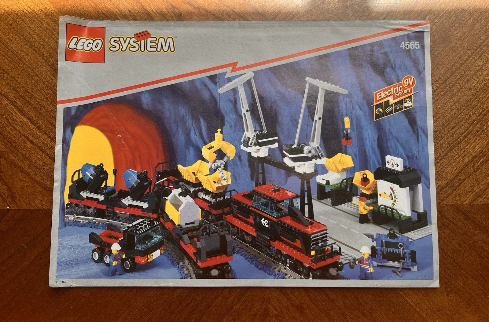 Vintage LEGO 4565 9V Freight & Crane Railway Instructions Manual Book Catalog