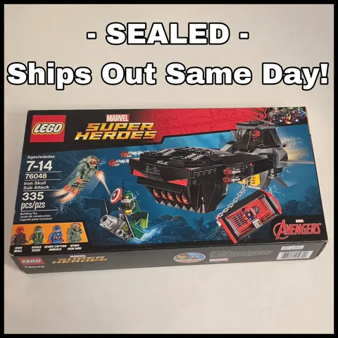 76048 IRON SKULL SUB ATTACK lego marvel legos set iron man captain america NEW