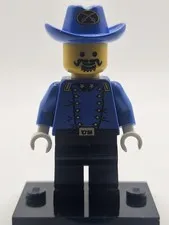 LEGO Cavalry General Minifigure 6762 6706 Western Cowboys ww001 NEW NM -MB