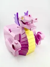 LEGO land Limited Dragon Popcorn Bucket Toy Pink Girl Rare from Japan