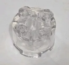 LEGO Parts - Trans-Clear Brick, Round 2 x 2 with Axle Hole - No 3941
