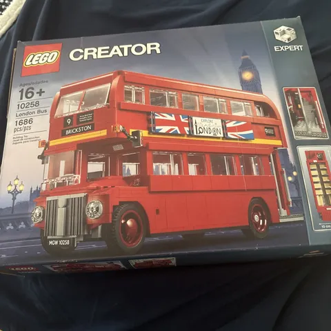 LEGO Creator Expert 10258 London Bus Box & Manual Retired Hard To Find Preowned