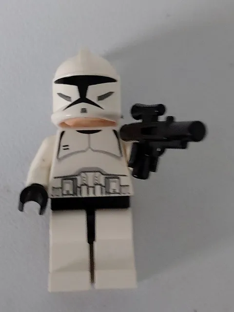 Genuine LEGO Star Wars Clone Trooper Phase 1 Scowl Minifigure Minifig #42
