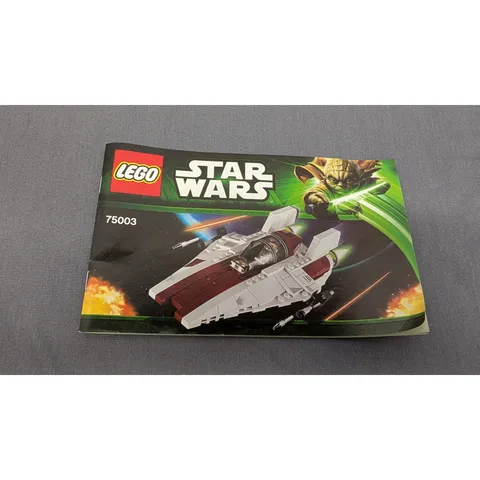 LEGO Star Wars A-wing Starfighter 75003 Manual Only Replacement Instructions