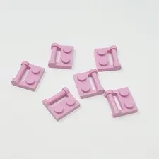 48336 LEGO Plate Modified 1x2 w/ Handle on Side Closed Ends BRIGHT PINK (6)