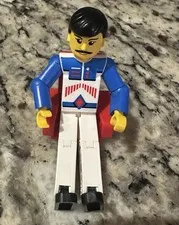 LEGO Technic Blue Racing Figure & Red 2717 Chair Vintage Set 8714 8223 (tech037)