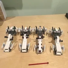 LEGO Star Wars BARC speeders -Lot of 4. Includes extra missile,