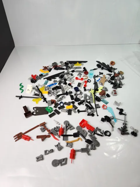 Miscellaneous LEGO Lot - Figure Parts, Pieces, And Random Items
