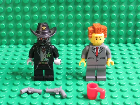 The LEGO Movie President Business Sheriff Not-a-robot Minifigures 70818 70800 B6