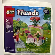 LEGO Friends Flower Stand with Roses 30721 55-Piece Polybag Ages 5+ LE