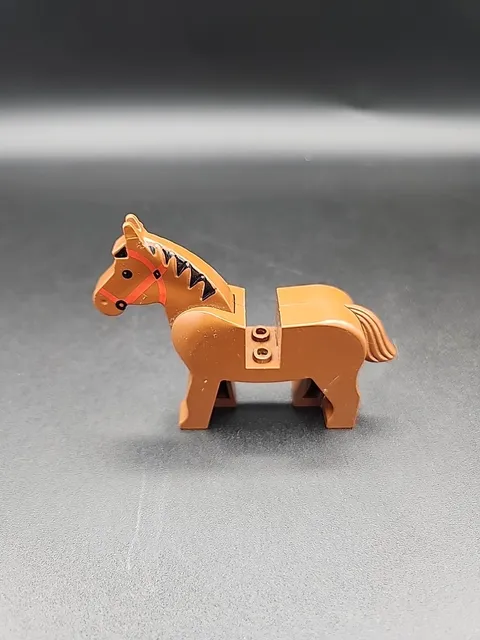 Lego Brown Horse Animal Minifigure Vintage Castle Rare Retired HTF Old
