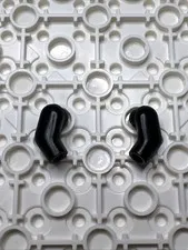 LEGO 981 & 982 Black Minifigure Replacement Arms x2 - 1 Pair Left Right