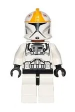 LEGO® Minifigure Star Wars sw0491 Clone Trooper Pilot (Phase 1) Bright Light Ora
