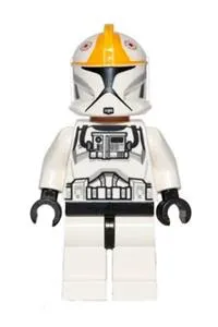 LEGO® Minifigure Star Wars sw0491 Clone Trooper Pilot (Phase 1) Bright Light Ora