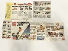 Vintage LEGO Assortment Guide Catalog Booklet Lot Legoland Fabuland Duplo Space