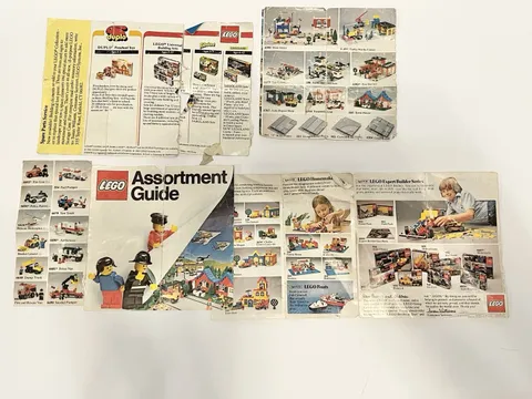 Vintage LEGO Assortment Guide Catalog Booklet Lot Legoland Fabuland Duplo Space