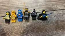 LEGO NINJAGO Minifigure Lot of 6 Ninja Figures rare figures skylor