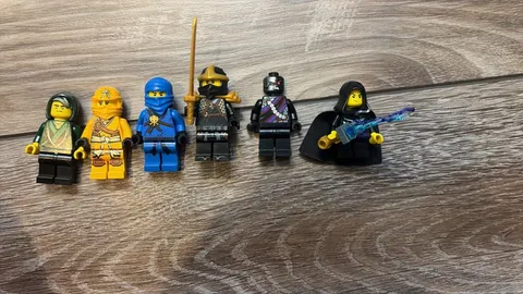 LEGO NINJAGO Minifigure Lot of 6 Ninja Figures rare figures skylor