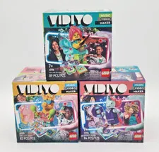 LEGO VIDIYO LOT OF 3: Unicorn  DJ, Folk Fairy, Party Llama Brand New Sealed
