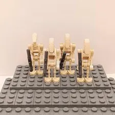 Lego Star Wars Battle Droid Minifigure sw1320 Lot Of 4 With Blasters