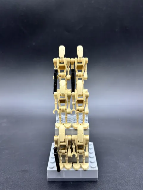 Used LEGO Battle Droid 6 Minifigures Bundle (3 blasters) 