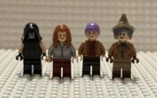 LEGO Harry Potter Minifigure Lot hp090 hp183 hp270 hp291 Ginny Quirrell Sprout