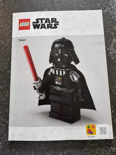 75461 LEGO INSTRUCTION BOOK ONLY UP Scaled Darth Figure Vader Star Wars