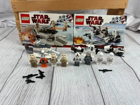 LEGO Star Wars 8083 Rebel and 8084 Stormtrooper Battle Packs 100% complete