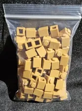 LEGO Medium Nougat 1x1 Bricks Lot of 100 Part 3005 1 Bag of 100 New Dark Flesh