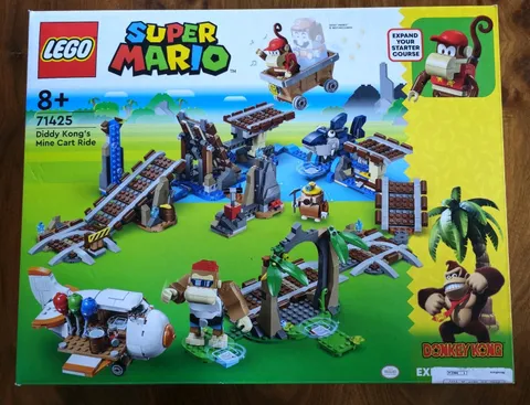 LEGO Super Mario Diddy Kong's Mine Cart Ride Expansion Set 71425 1157 pcs 8+