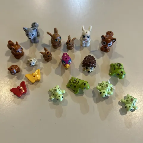 LEGO Friends Forest Animal Lot With Turtles / Bunny / Fox / Wolf & More!