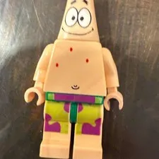 Lego Patrick Minifigure Spongebob Squarepants 3834 Bikini Bottom Vintage!