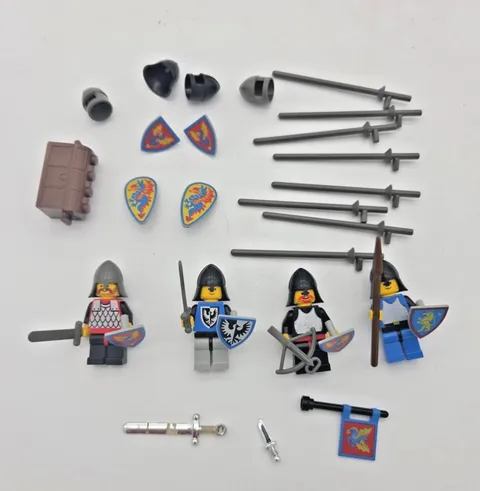 LEGO Castle Sea Serpent 6057 Minifigures Knights Medieval Lion Raven Dragon Lot