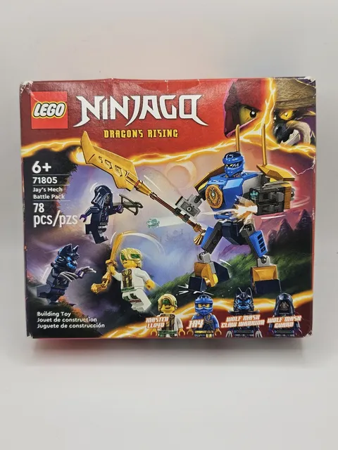 LEGO 71805 Ninjago Jay's Mech Battle Pack 78 Pieces New Sealed Unopened Box -MB
