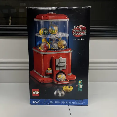 LEGO Ideas 21358 Minifigure Vending Machine Building Set NEW Open Damaged Box
