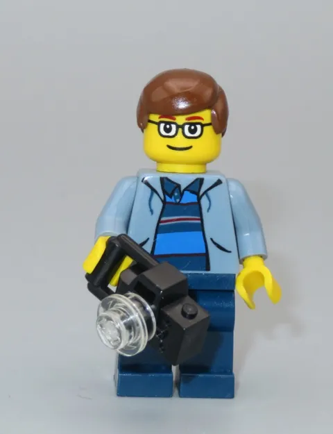 LEGO Spiderman Peter Parker with camera minifigure Spider-man 4851 The origins