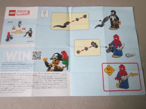 Lego Building Instructions Instruction Marvel 30707
