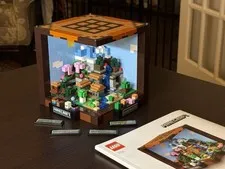 LEGO Minecraft The Crafting Table (Set 21265) Complete W/ Instructions Excellent