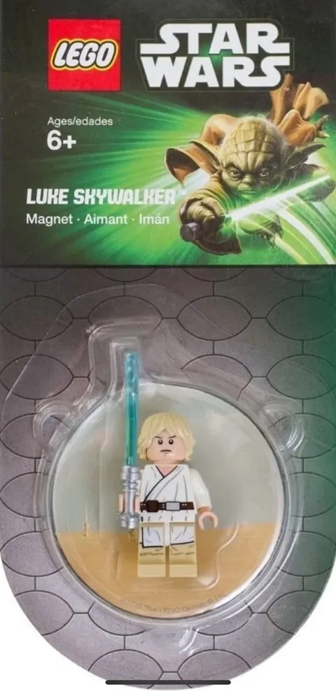 LEGO Star Wars Luke Skywalker Minifigure Fridge Magnet 850636 NEW RARE