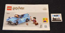 76424 INSTRUCTION BOOKLET & ORIGINAL STICKERS ONLY # 76424 ~ Lego Harry Potter