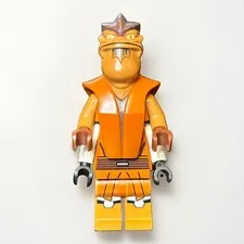 sw0435 Lego Star Wars 75004 - Pong Krell Minifigure with Lightsabers - New